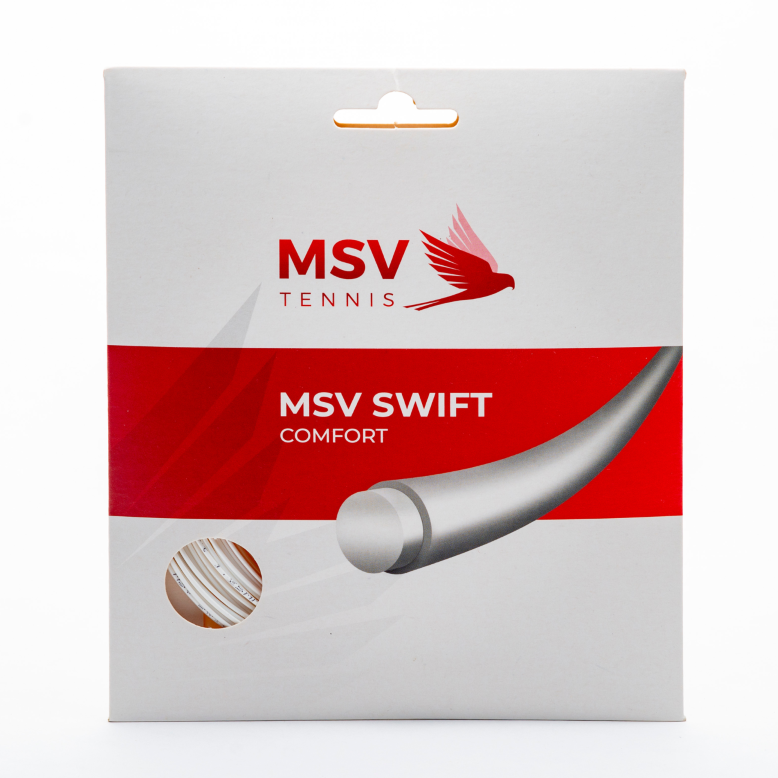 MSV SWIFT Tennis String 12m 1,25mm/16L G white